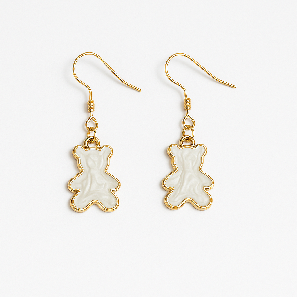 Teddy Bear Earrings