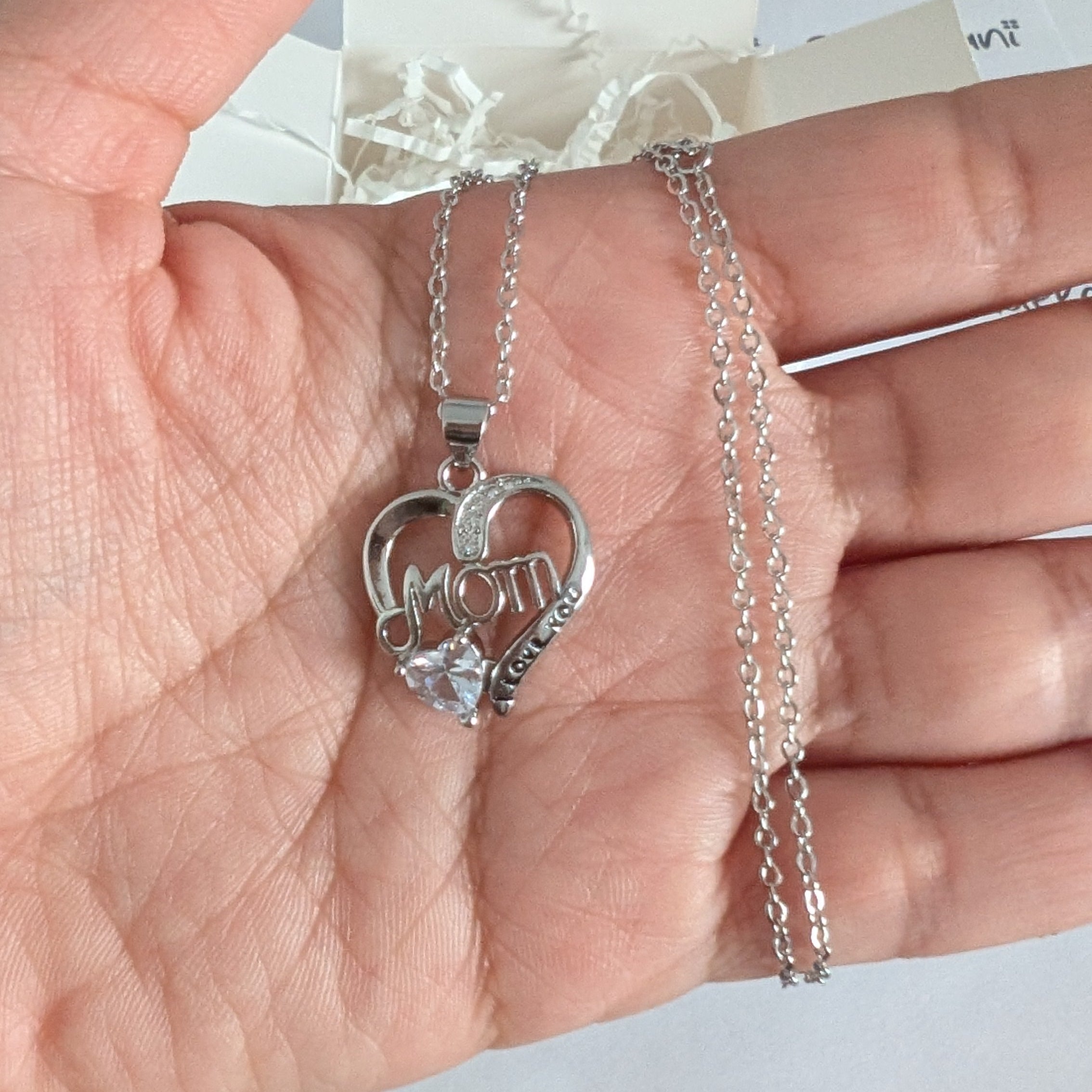 Forever Mom Heart Necklace