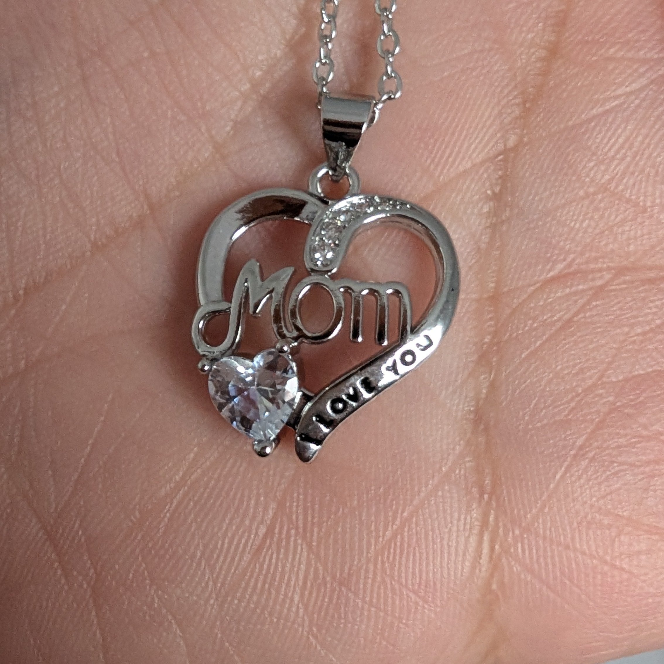 Forever Mom Heart Necklace