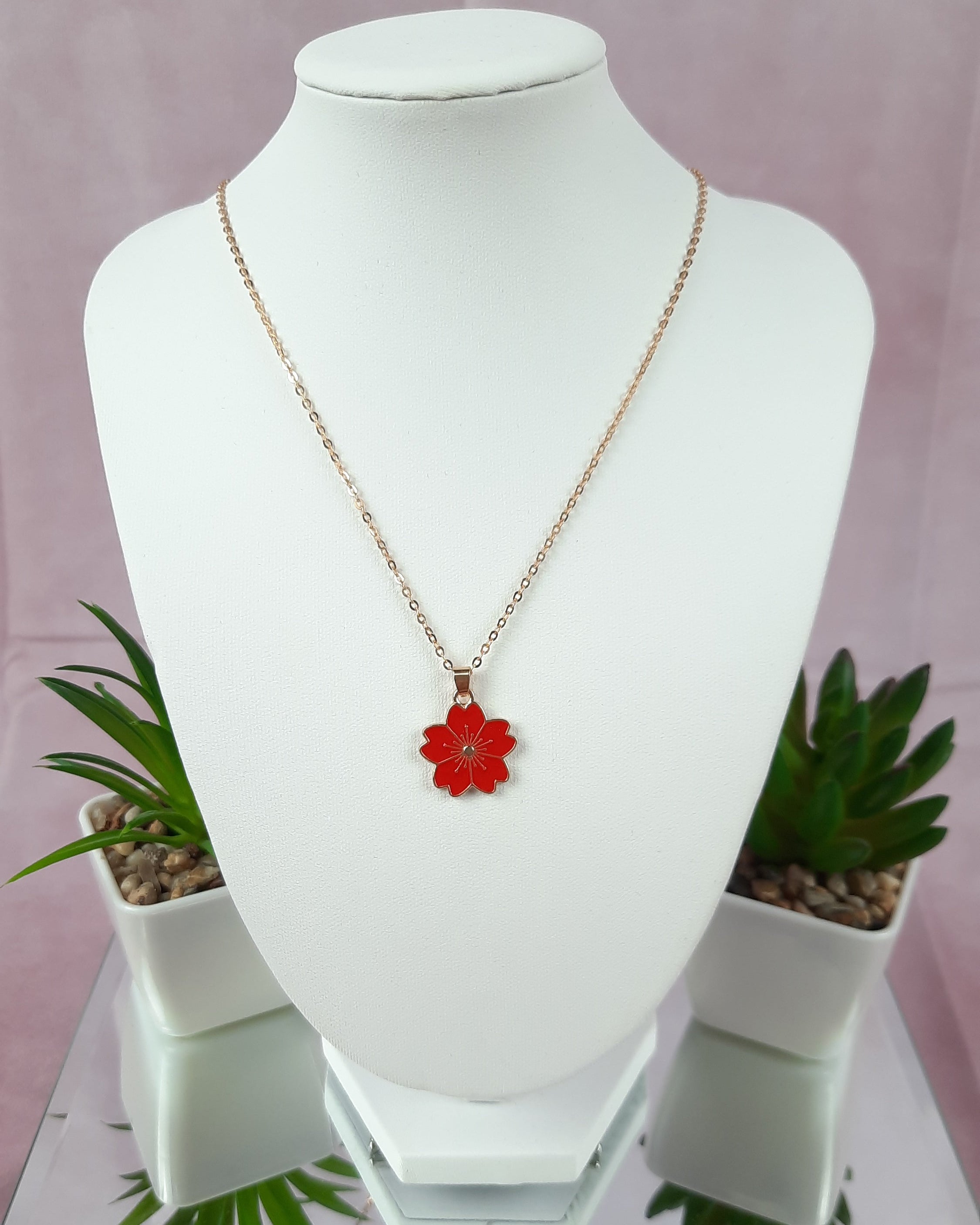 Shiny Sunflower Necklace