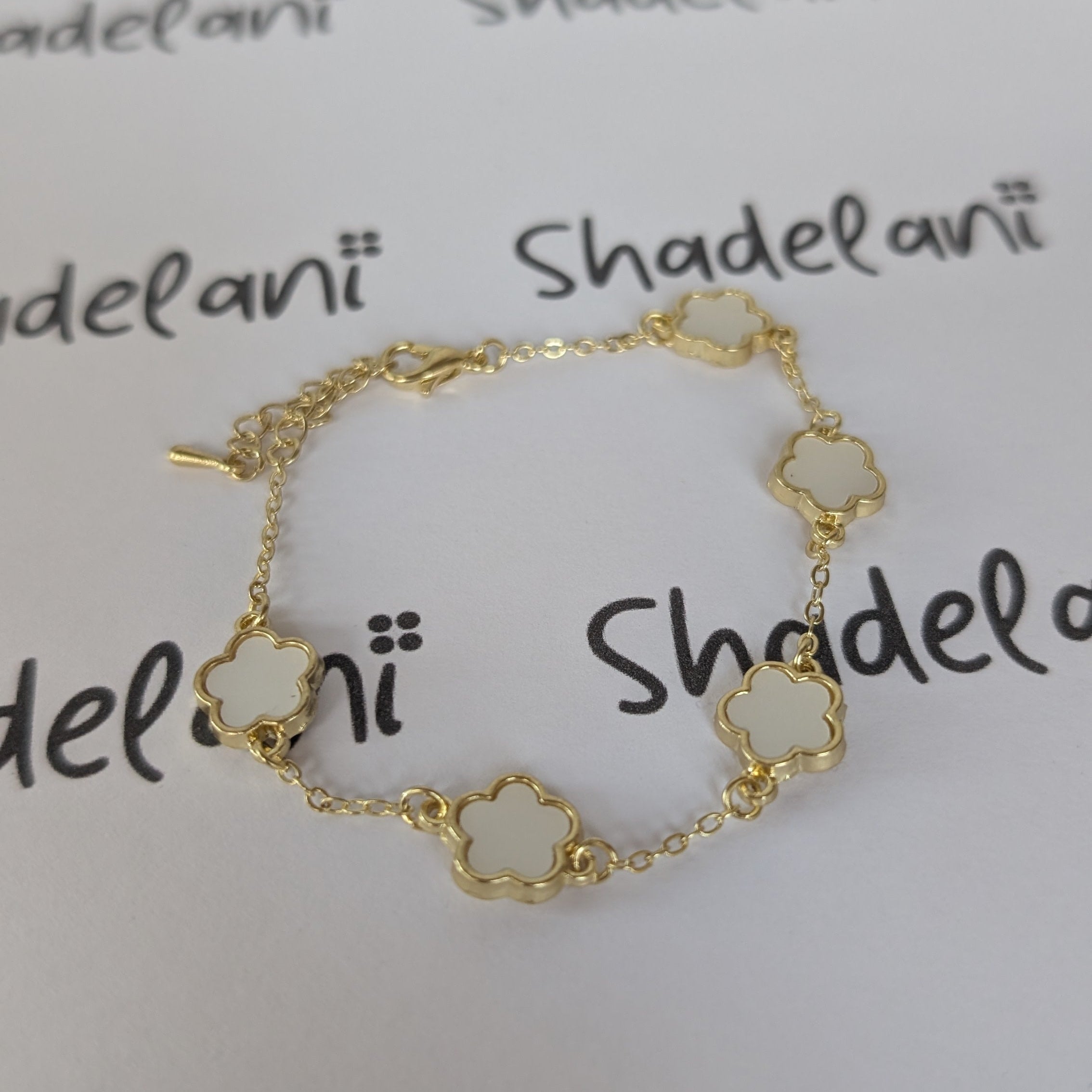 Flower Gold Bracelet