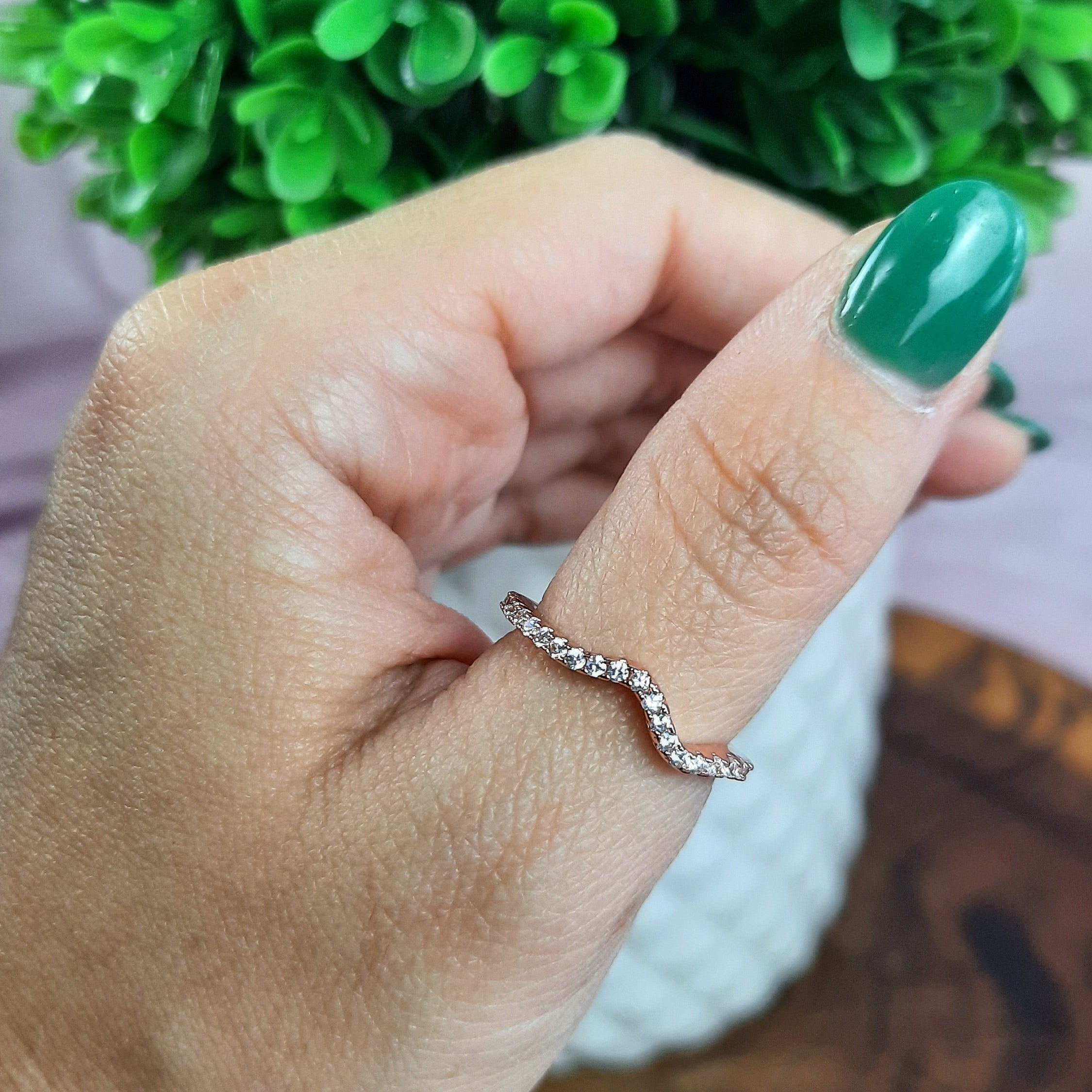 Rose Gold Spark Ring