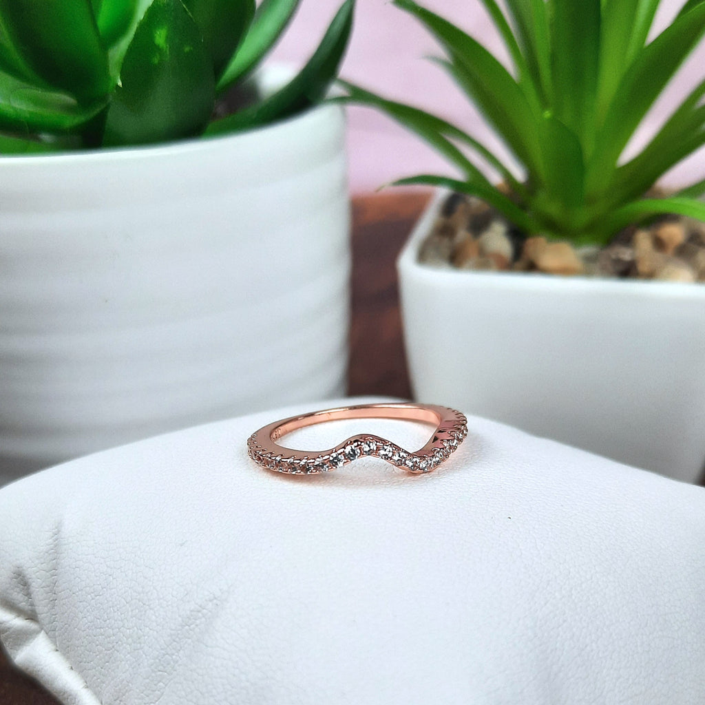Rose Gold Spark Ring