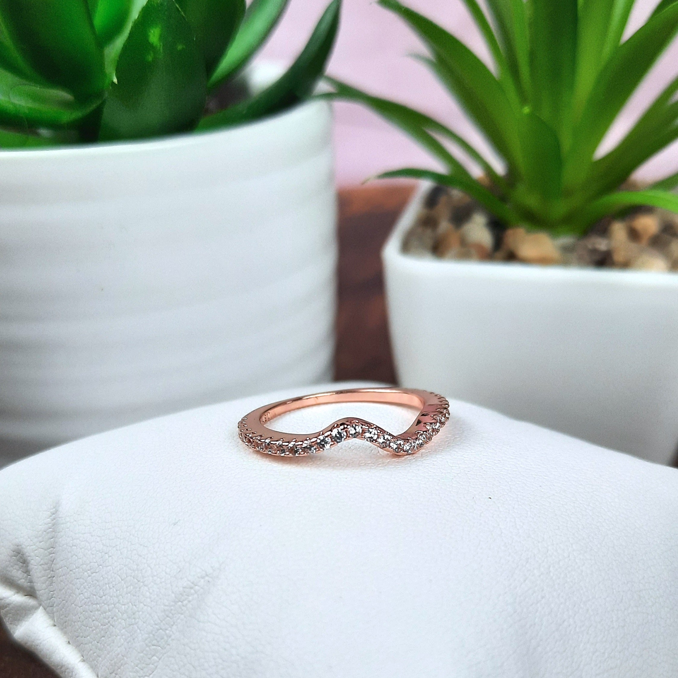 Rose Gold Spark Ring