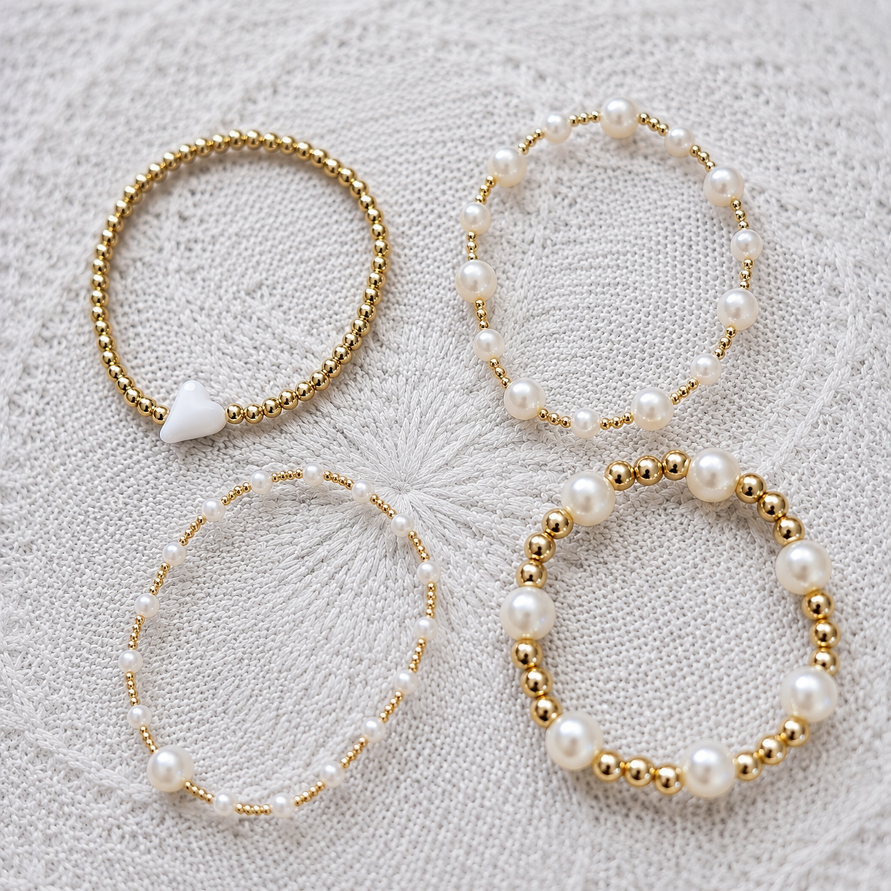 Golden Pearl Elegance Stack