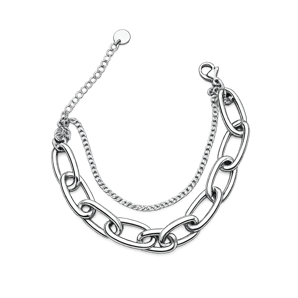 Silver Chunky Bracelet