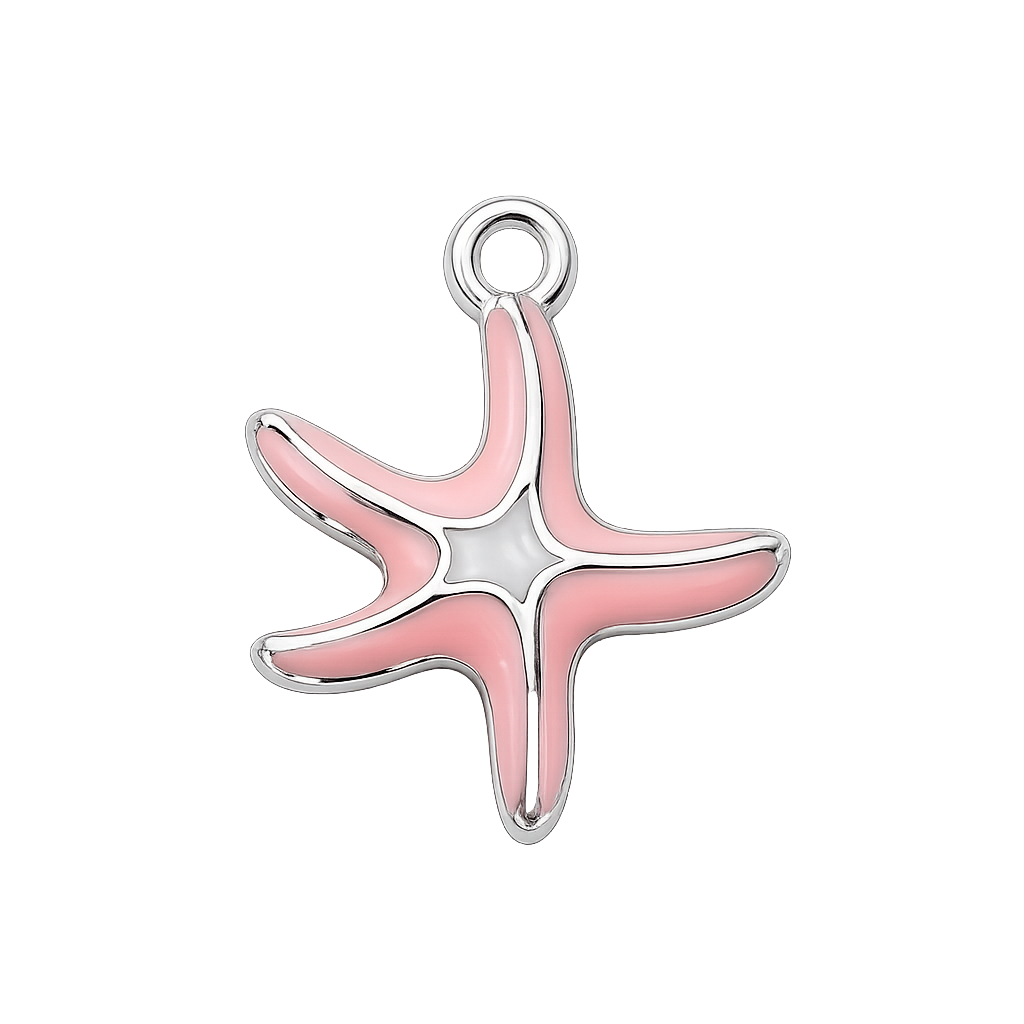 Pink Starfish Charm