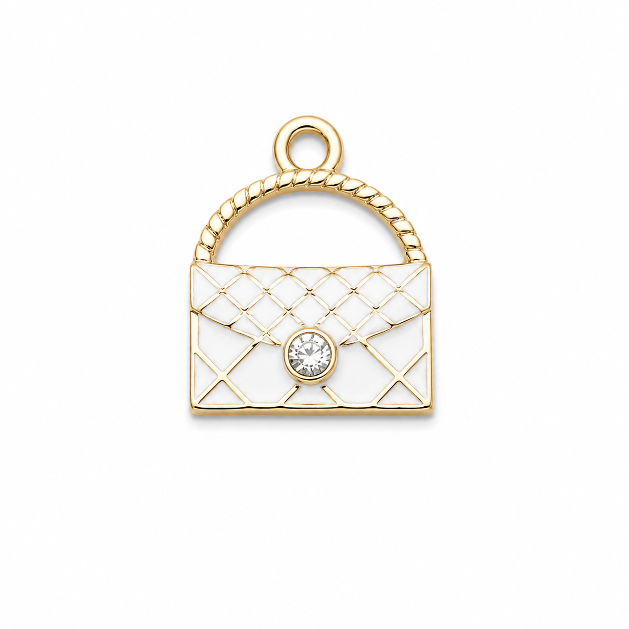 Quilted Handbag Charm