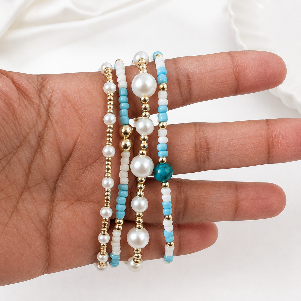 Saltwater Bracelet Stack
