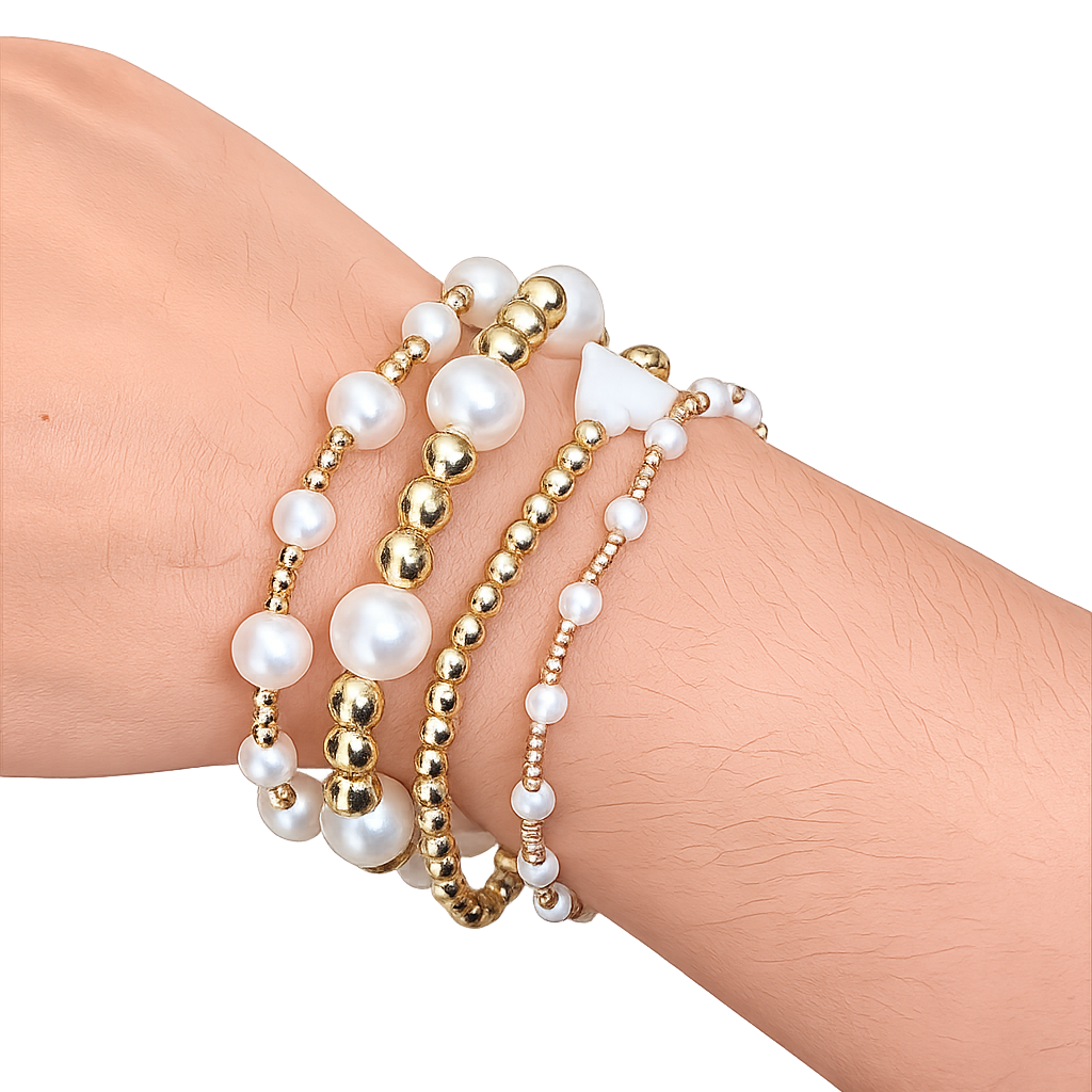 Golden Pearl Elegance Stack