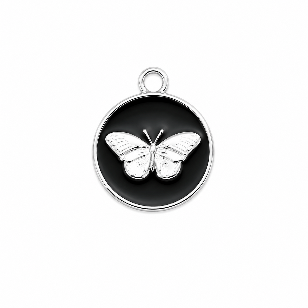 Black Butterfly Charm