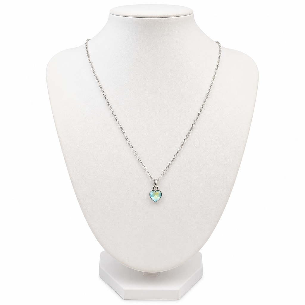 Opaline Heart Necklace