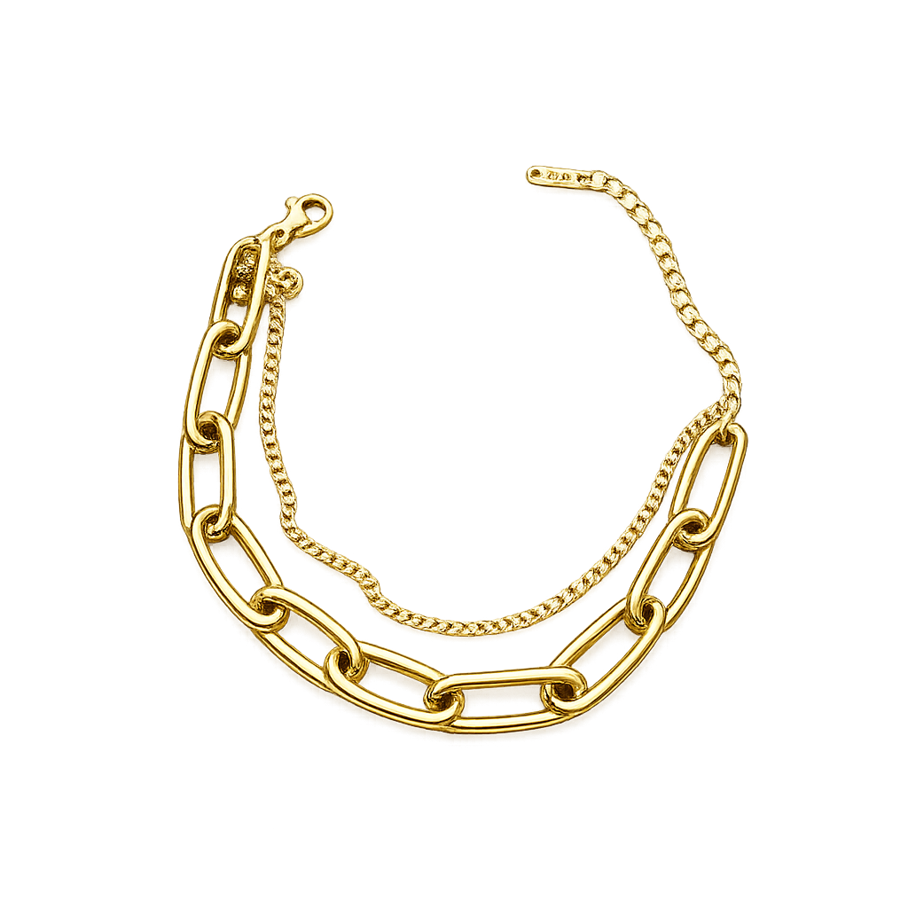 Golden Chunky Bracelet