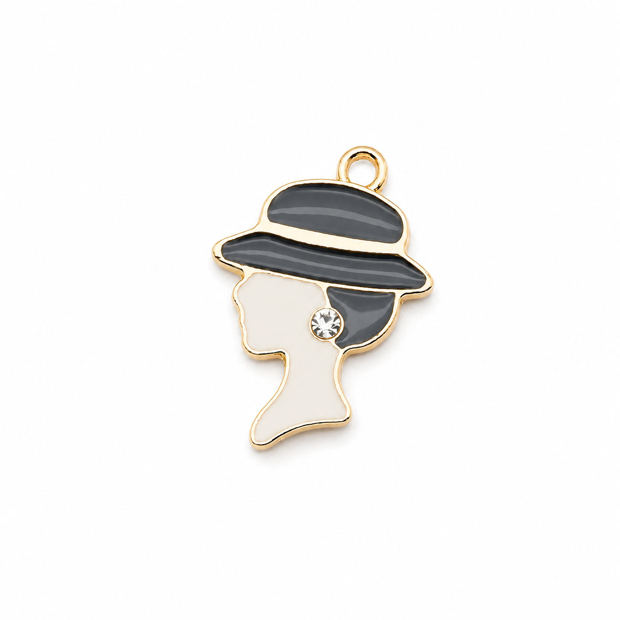 Lady Portrait Charm
