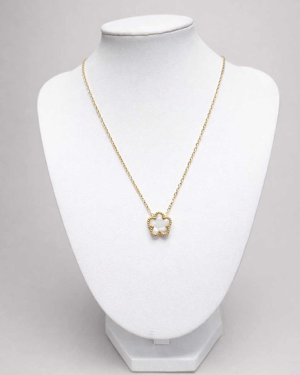Gold Flower Plated Necklace