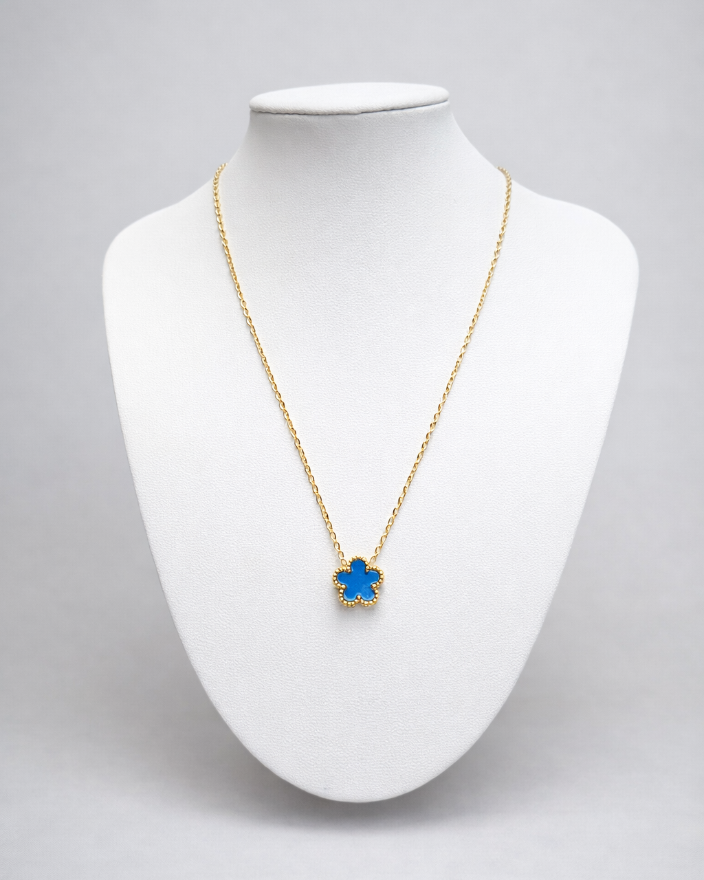 Gold Flower Plated Necklace