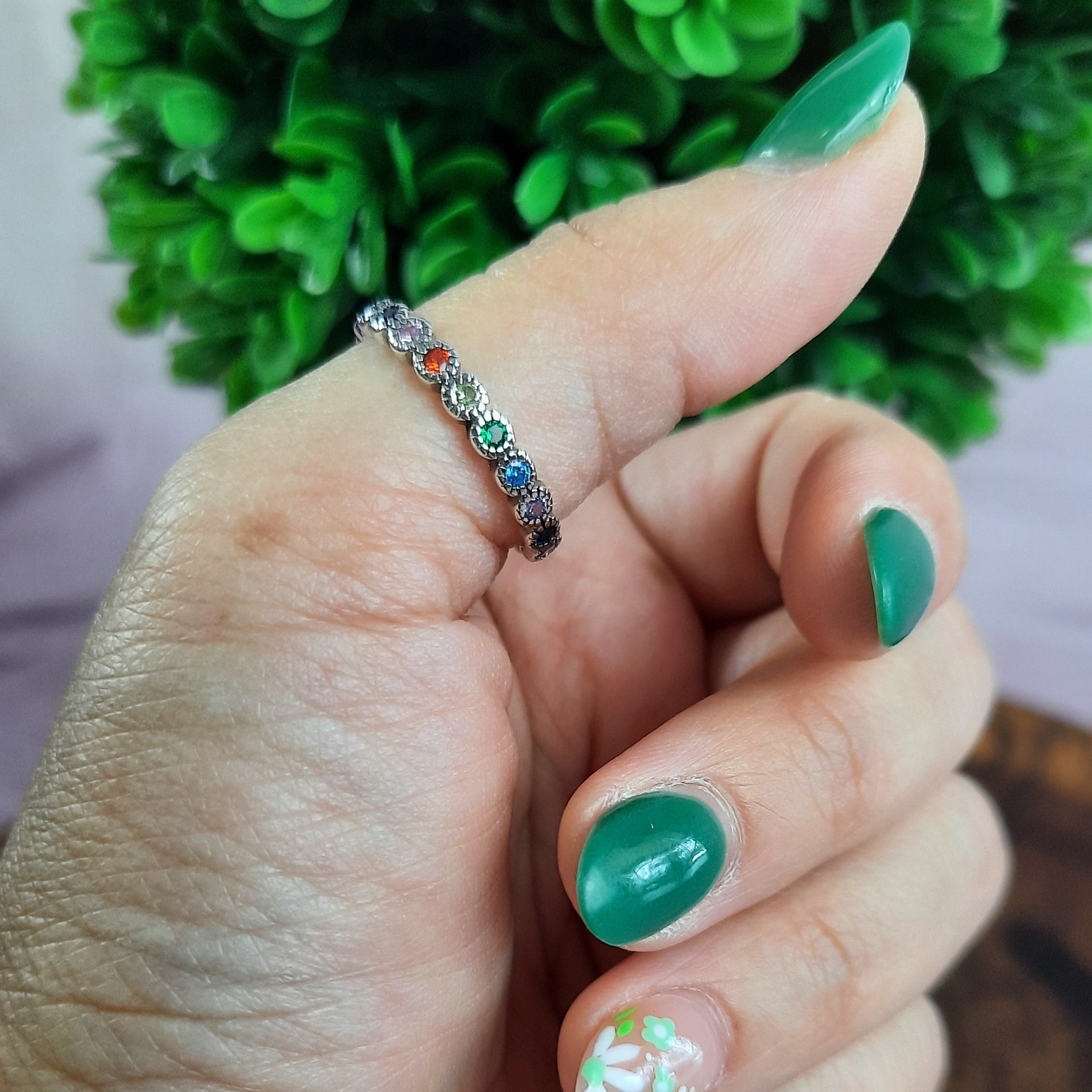 Rainbow Crystal Band