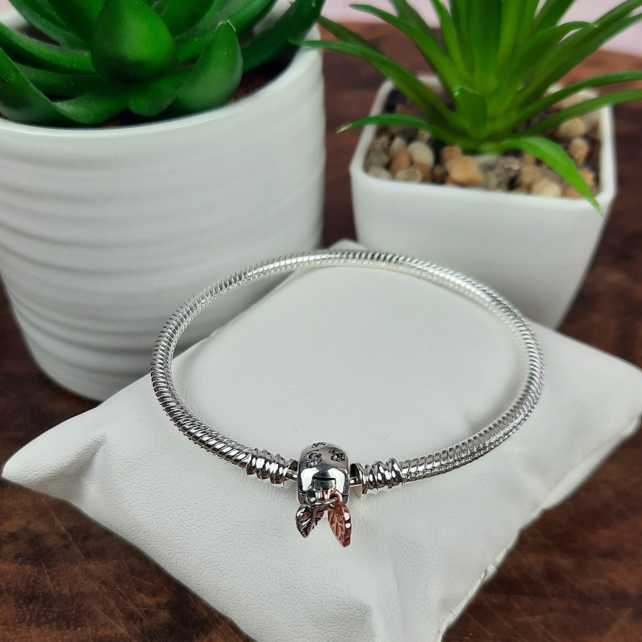 Blush Leaf Bracelet