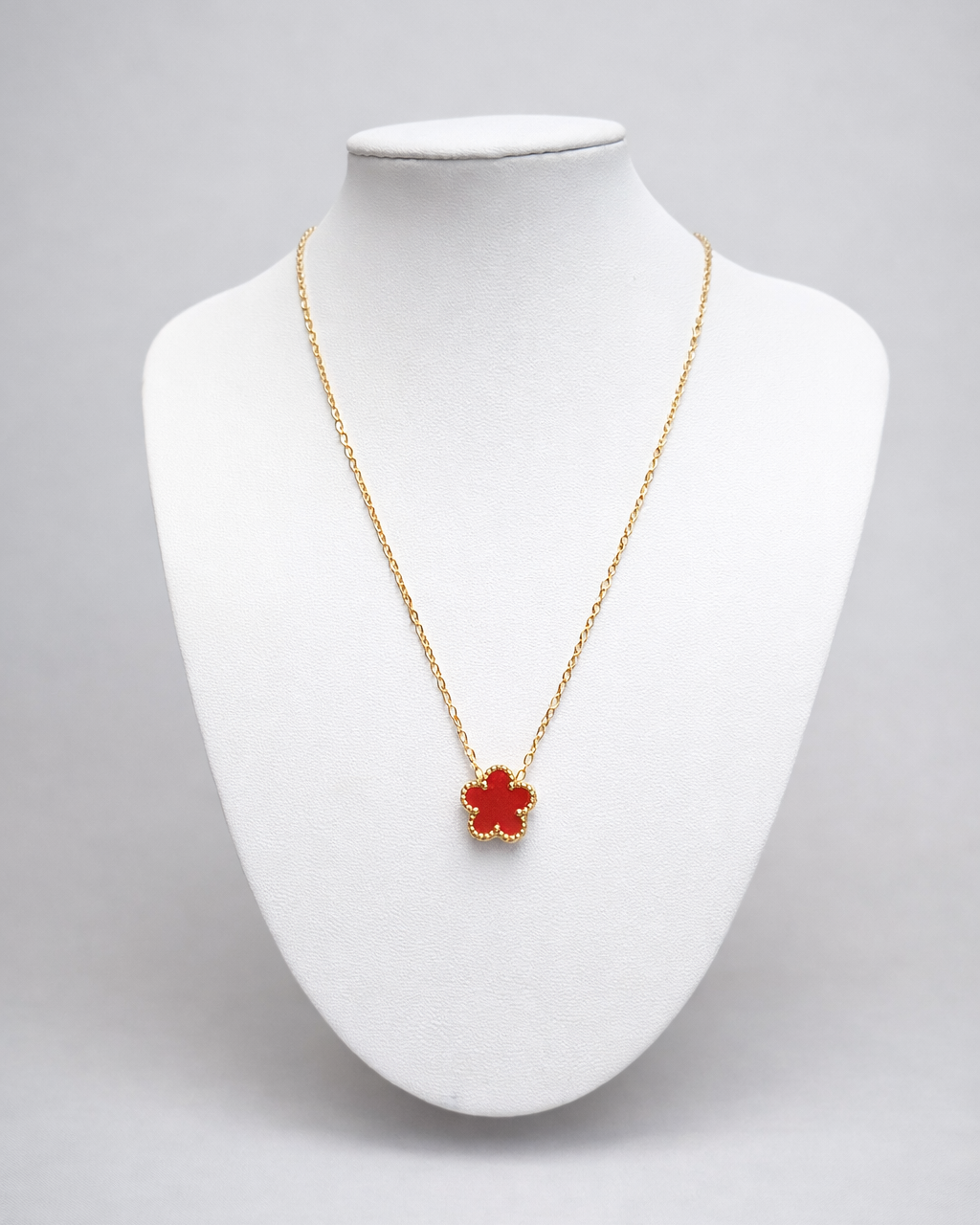 Gold Flower Plated Necklace